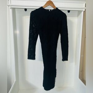 Elegant Black Lace Dress